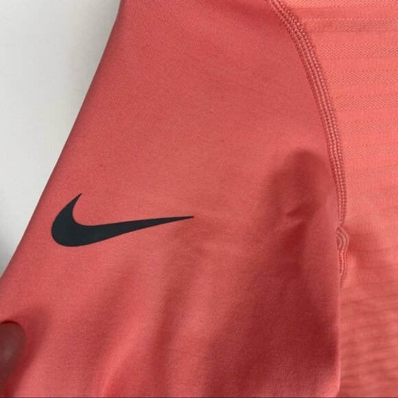 Nike Pro Training Jacket Sunblush Pinks Size XS Run‎ Fitness Athleisure Pullover - Picture 9 of 12